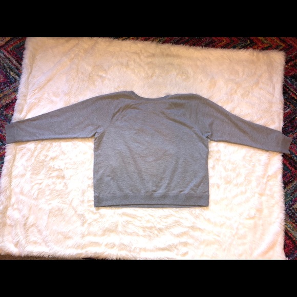 Old Navy Grey & Purple Graphic Sweatshirt - Picture 4 of 7